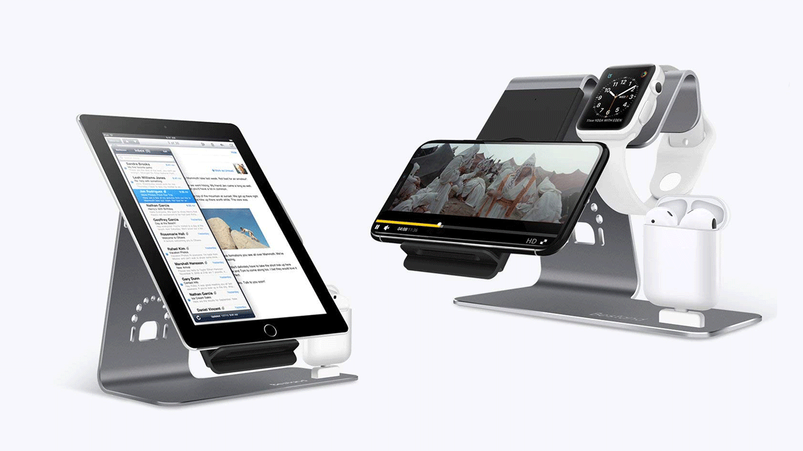 Wireless Charger Dock for iPhone and Apple Watch Wireless Charger Dock for iPhone and Apple Watch